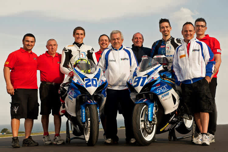 Das Team Suzuki-Suriano