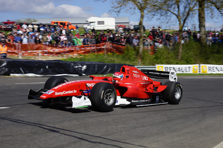 David Hauser im Dallara GP2