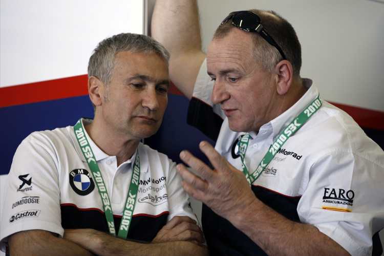 Davide Tardozzi (li.) und Berthold Hauser mussten gehen