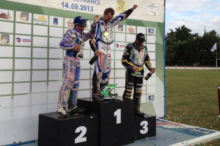 Die Top-3 der Welt: Jannick de Jong, Joonas Kylmäkorpi und Richard Hall (v.l.)