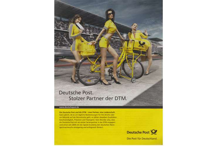 Die deutsche Post macht schon in der DTM gute Figur
