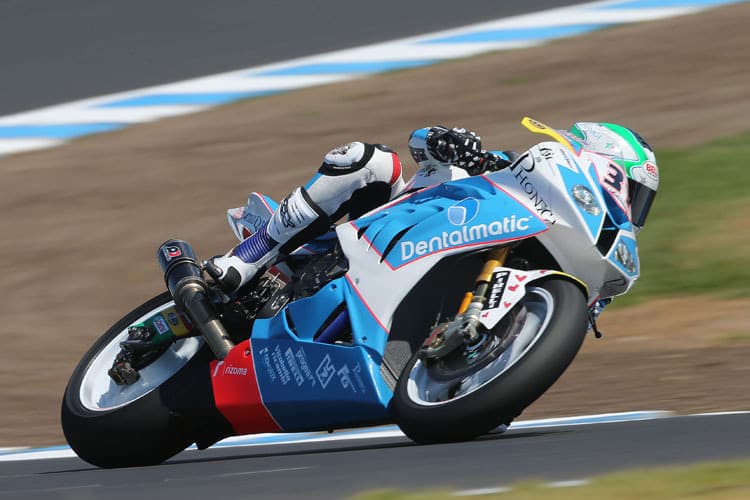 Die Grillini-BMW machte auf Phillip Island zicken