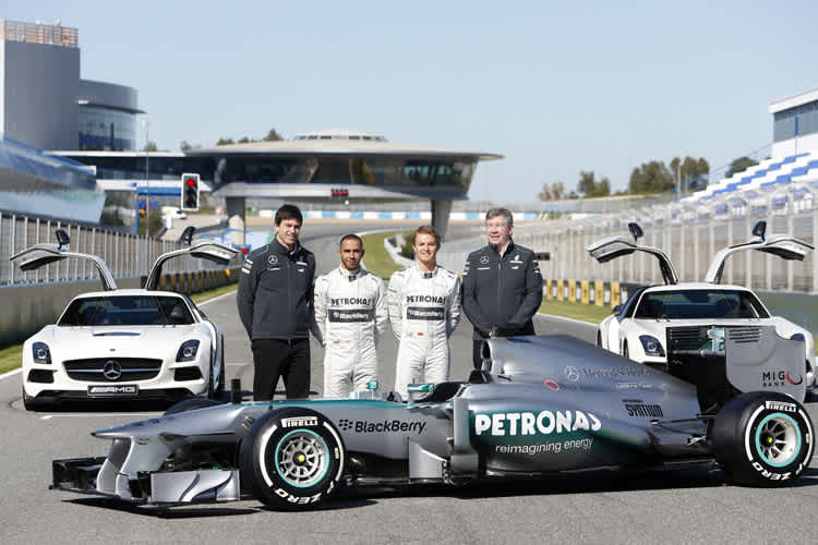 Die Mercedes-Spitze 2013