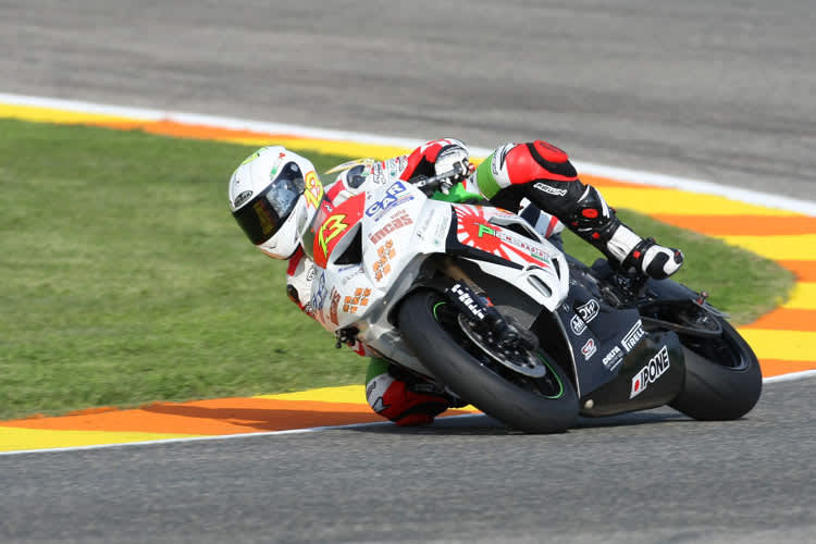 Dino Lombardi (vorne) fährt 2012 WM