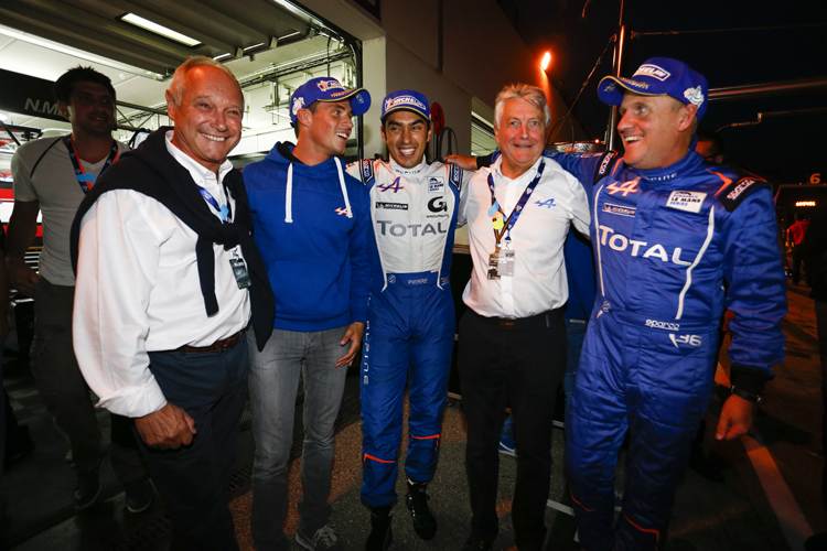 Die neuen LMS-Champions: Alpine-Team von Signatech