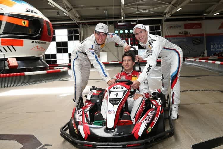 Christian Vietoris, Mike Rockenfeller und Dirk Werner (v.l.)