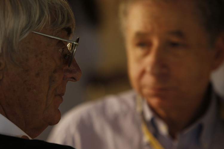 Bernie kämpft verbissen am F1-Erfolg