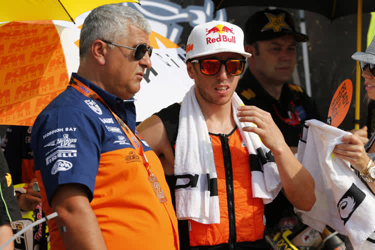 Erfolgsduo: Claudio De Carli mit Schützling Antonio Cairoli