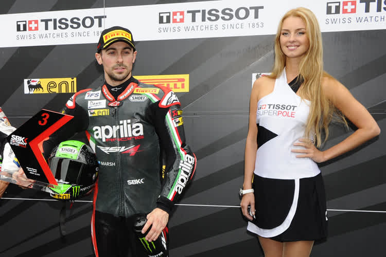 Glücklicher Besitzer einer Uhr: Eugene Laverty