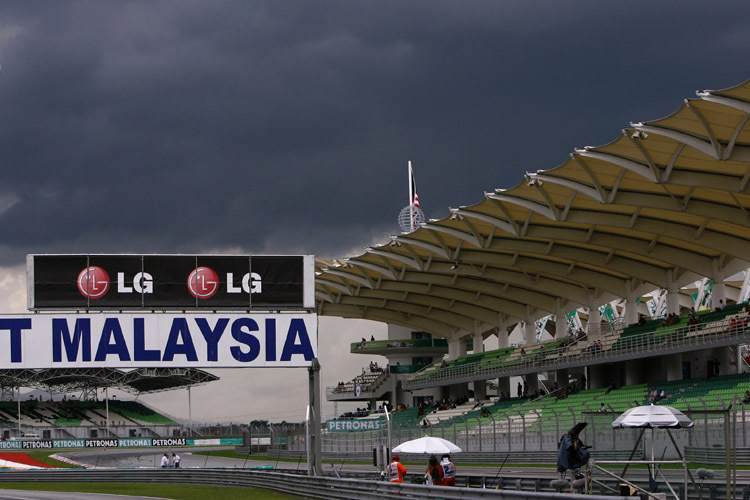 Wird es ein verregnetes Renn-Wochenende in Malaysia?