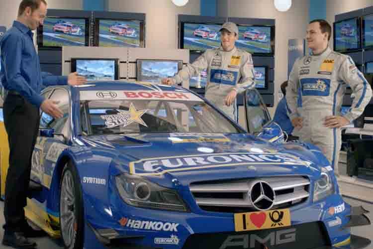 Für Euronics unterwegs: Gary Paffett und Christian Vietoris