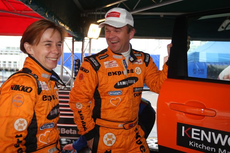 Henning Solberg (r.) mit Ilka Minor