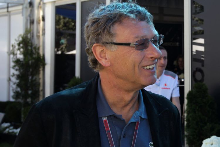 Hermann Tilke (li., hier mit F.Briatore) plant den Kurs in Texas