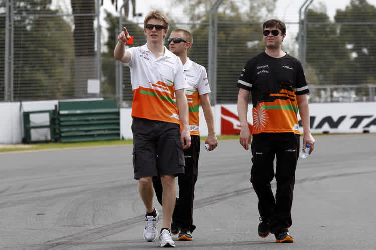 Hülki schaute sich den Albert Park genauer an