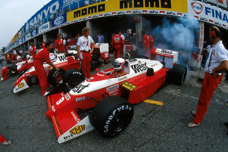 Martin Brundle und Christian Danner bei Zakspeed: Ohne Limit in der Boxengasse