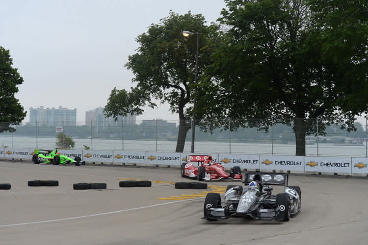 Franchitti (vorne) und Co. werden 2012 nicht in China starten