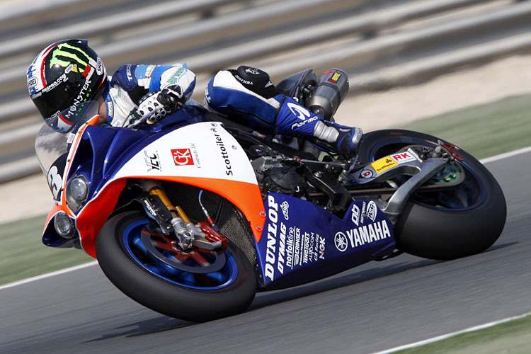 James Ellison steuerte seine Yamaha auf Startplatz Eins.