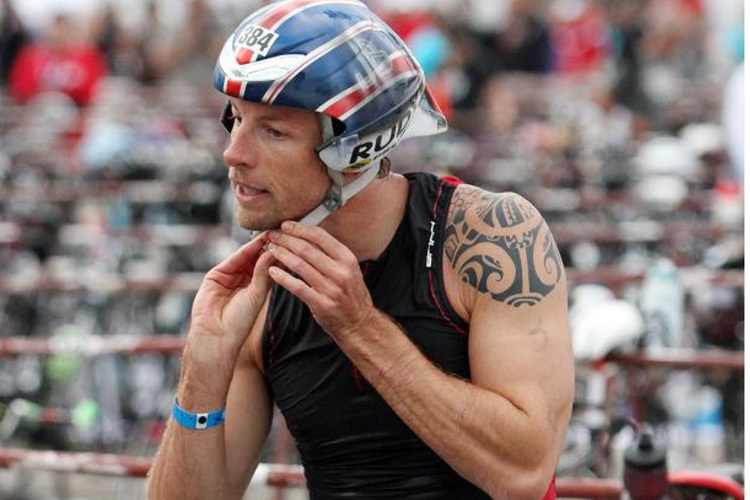 Jenson Button und sein Tattoo