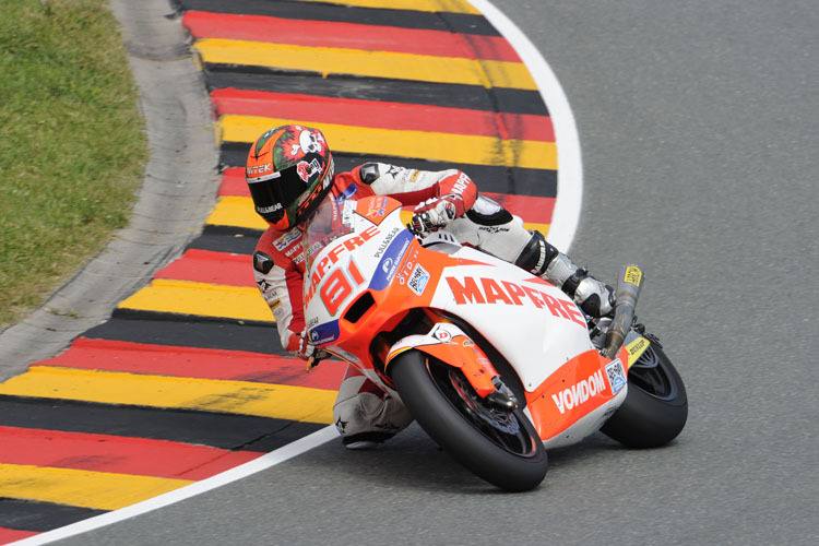 Jordi Torres auf dem Weg zum Sieg auf dem Sachsenring