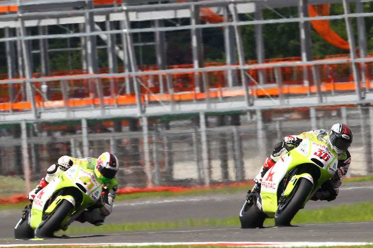 Das Pramac-Duo ist häufig im Parallelflug unterwegs
