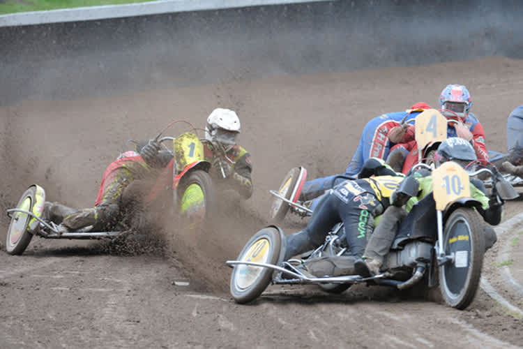 Schwarme-Sieger Karl Keil in Action