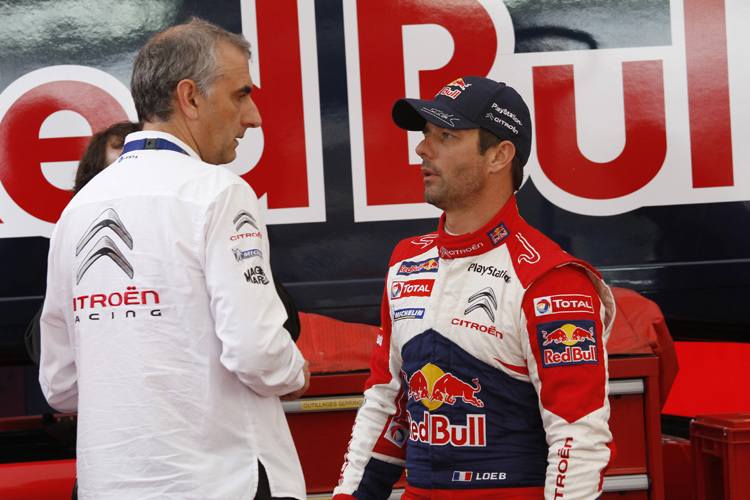 Der «Super-Champion» Sébastien Loeb (re.)