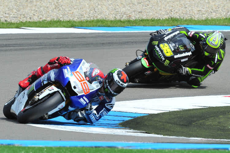 Assen-GP: Jorge Lorenzo hier noch vor Cal Crutchlow