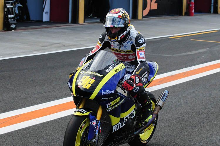 Rossi hatte mit lockerem Auspuff zu kämpfen