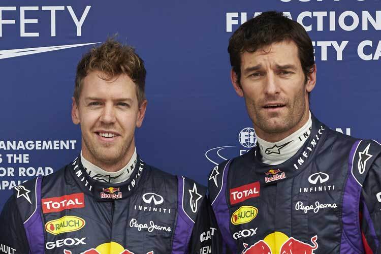 Manchmal können sich Vettel und Webber auch einig sein