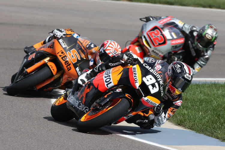 Schnelle Piloten wie Marquez (93) sind beliebte Lokomotiven