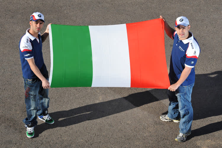 Marco Melandri und Leon Haslam