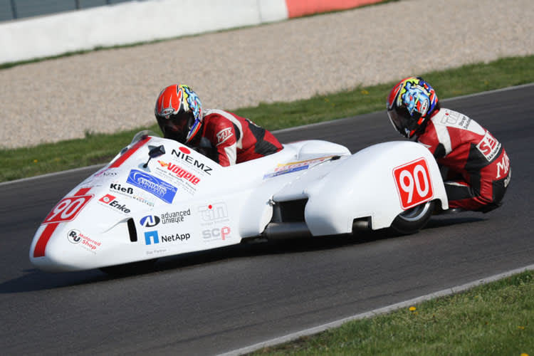Markus und Diana Schwegler auf dem EuroSpeedway