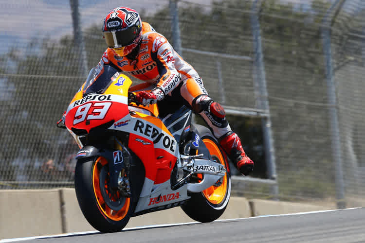 Marc Márquez war am Freitag Schnellster