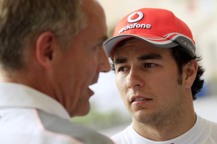 Martin Whitmarsh und Sergio Pérez