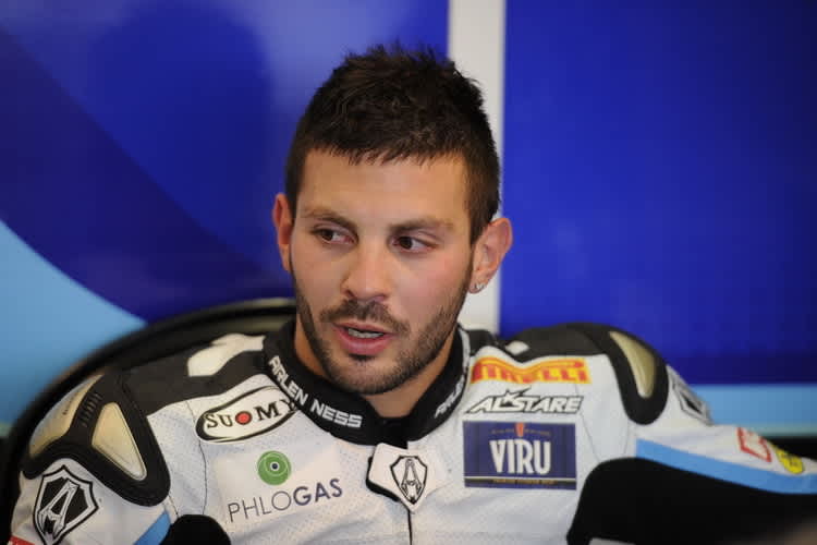 Michel Fabrizio schnupperte wieder am Podium - und am Kies