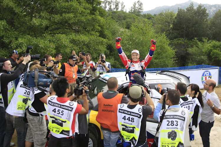 Mikko Hirvonen auf Sardinien