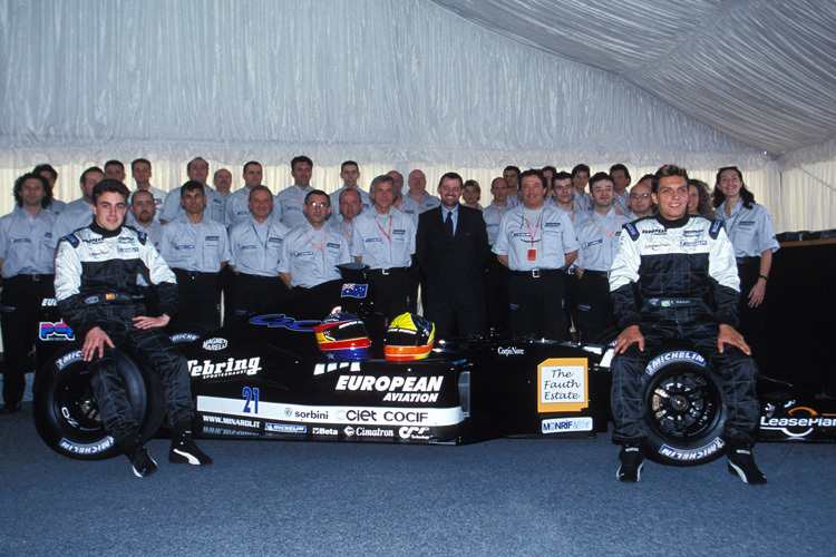 Die Minardi-Buben Fernando Alonso und Tarso Marques