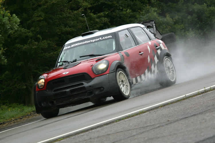 Blick in den Mini WRC