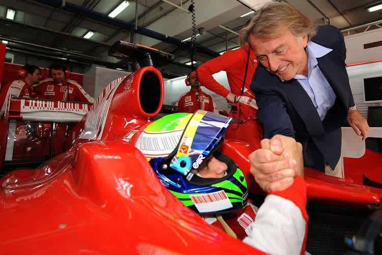 Wie lieb haben sich Luca Montezemolo und Felipe Massa noch?