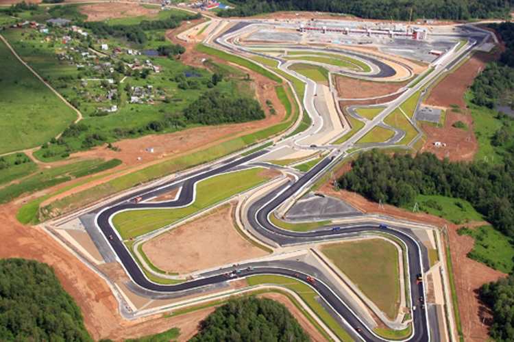 Vor den Toren Moskaus wird kräftig gebaut