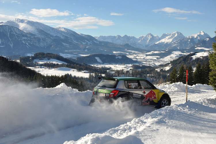 «Mundl» testete seinen Fabia S2000 schon Mal auf weissem Geläuf