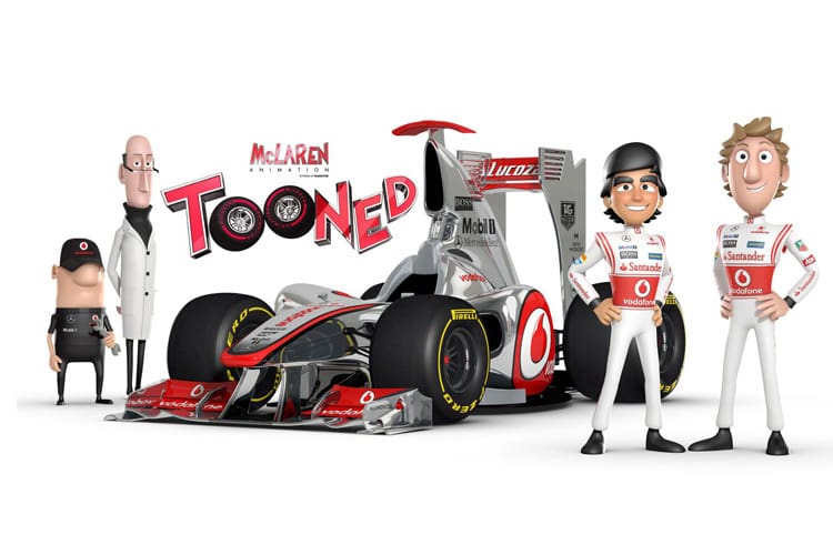 Nicht alles bei McLaren ist so lustig wie die eigene Trickfilmserie «Tooned»