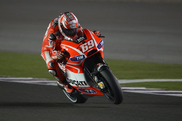 Nicky Hayden unter Flutlicht