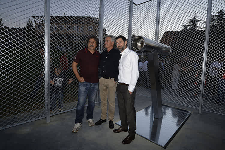 Hauptfiguren: Vater Paolo Simoncelli, Wegbegleiter Lino Dainese und Künster Arcangelo Cassolino