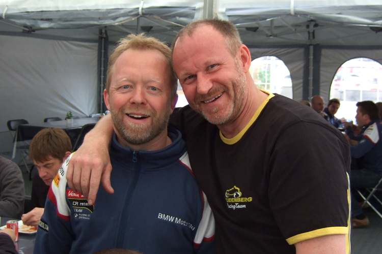 Preussler (rechts) mit Werner Daemen