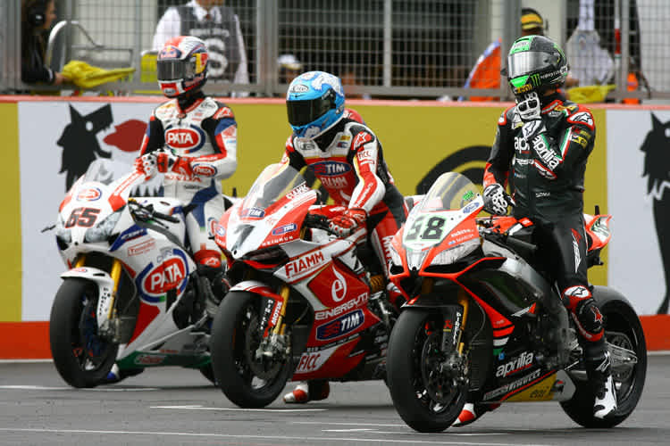 Eugene Laverty (58) startete erstmals von Pole-Position