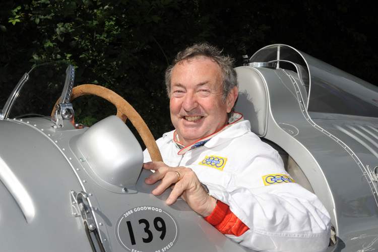 Rennfan Nick Mason (Pink Floyd)