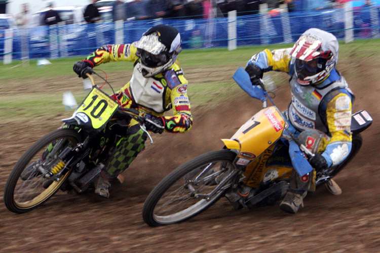 Richard Speiser (re.) hatte zu kämpfen