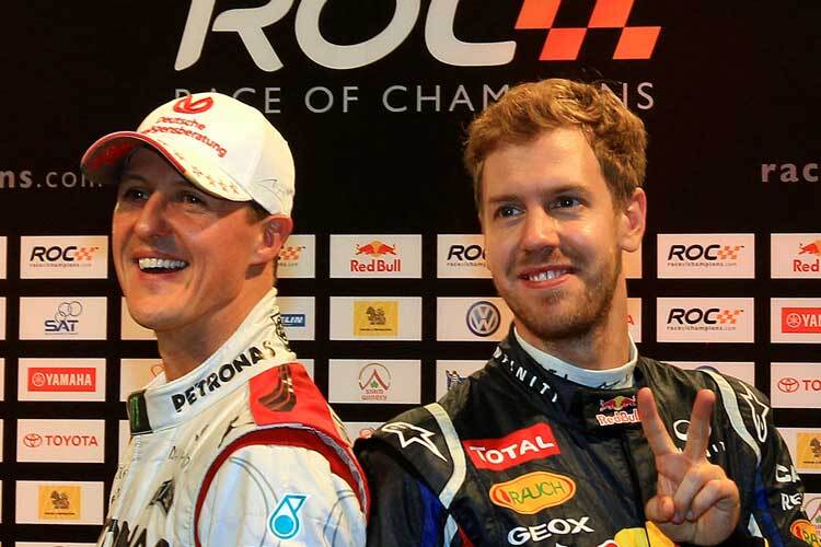 Michael Schumacher hälte große Stücke auf Sebastian Vettel