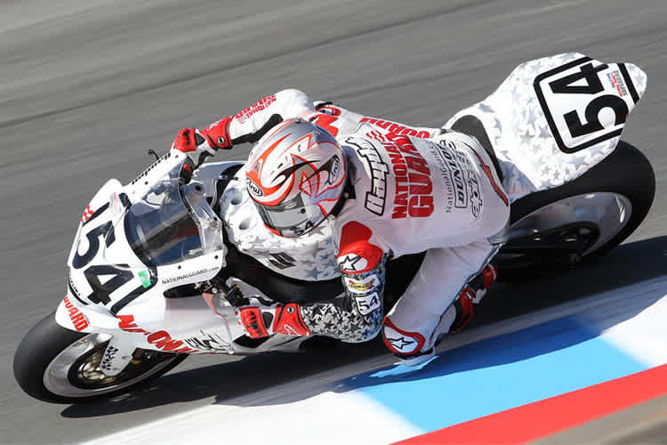 Roger Lee Hayden konnte im MotoGP-Rennen in Laguna Seca auf vergl